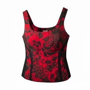 Cache Vintage Whimsigoth Tank Womens Large 90s‎ Vamp Fairy Grunge Y2K Stretch M